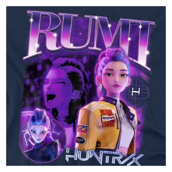 K-Pop Demon Hunters Unisex Adult Huntr/X Rumi T-Shirt
