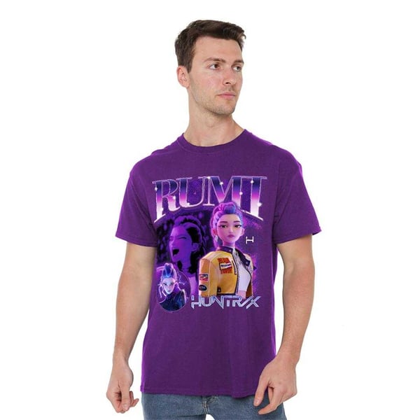 K-Pop Demon Hunters Unisex Adult Huntr/X Rumi T-Shirt
