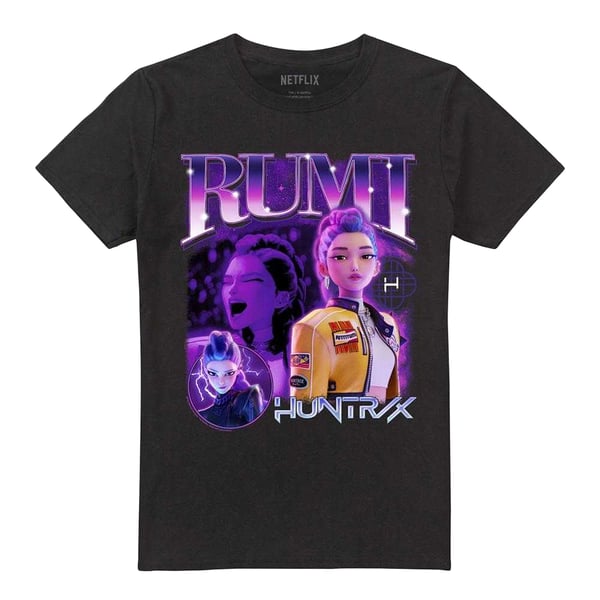 K-Pop Demon Hunters Unisex Adult Huntr/X Rumi T-Shirt K-Pop Demon Hunters Unisex Adult Huntr/X Rumi T-Shirt