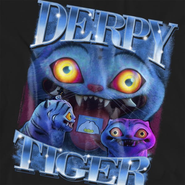K-Pop Demon Hunters Womens/Ladies Derpy Tiger T-Shirt