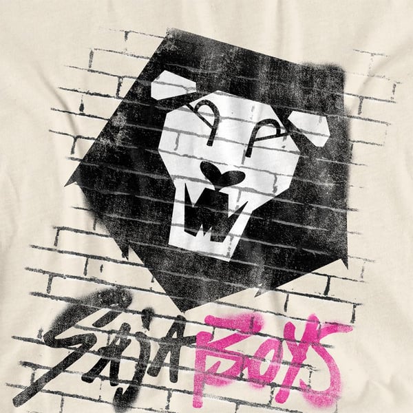 K-Pop Demon Hunters Unisex Adult Saja Boys Brick Graffiti T-Shirt