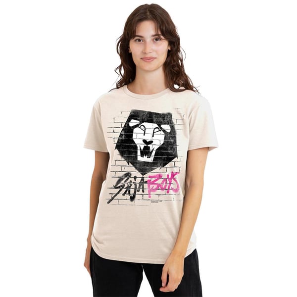 K-Pop Demon Hunters Unisex Adult Saja Boys Brick Graffiti T-Shirt