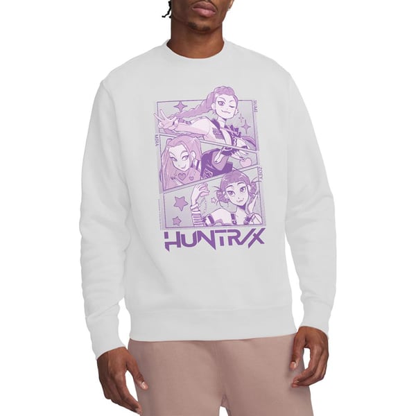K-Pop Demon Hunters Unisex Vuxen Huntr/X Panel Tröja