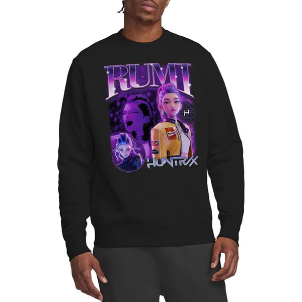 K-Pop Demon Hunters Unisex Adult Huntr/X Rumi Bootleg Sweatshirt