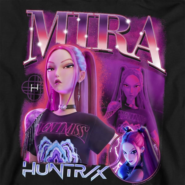 K-Pop Demon Hunters Unisex Vuxen Huntr/X Mira Sweatshirt