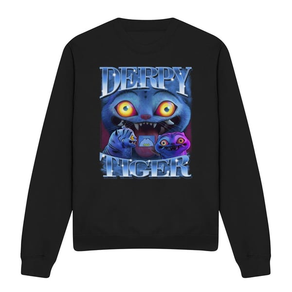 K-Pop Demon Hunters Unisex Vuxen Derpy Tiger Tröja
