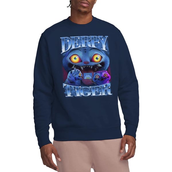 K-Pop Demon Hunters Unisex Vuxen Derpy Tiger Tröja