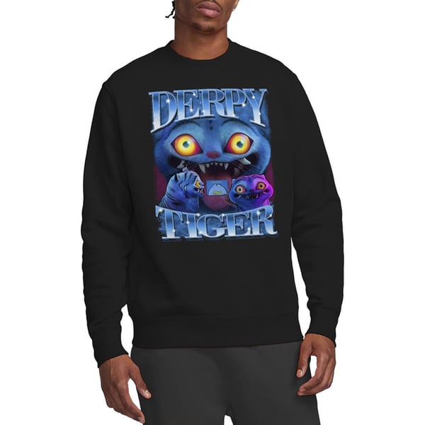 K-Pop Demon Hunters Unisex Vuxen Derpy Tiger Tröja