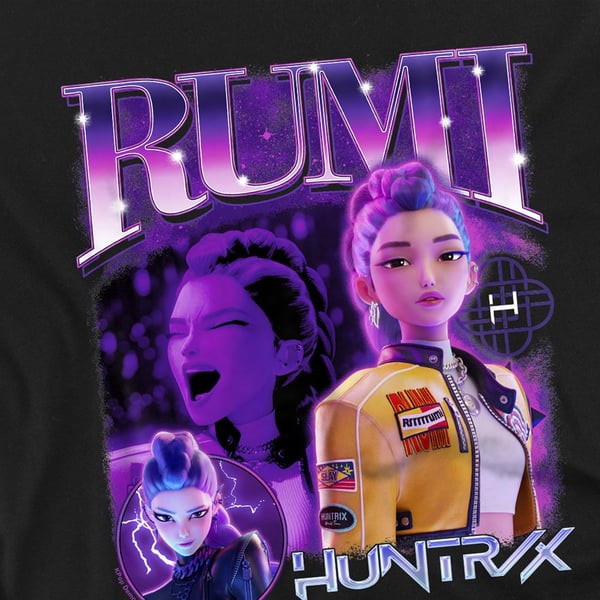 K-Pop Demon Hunters Barn/Kids Huntr/X Rumi T-shirt