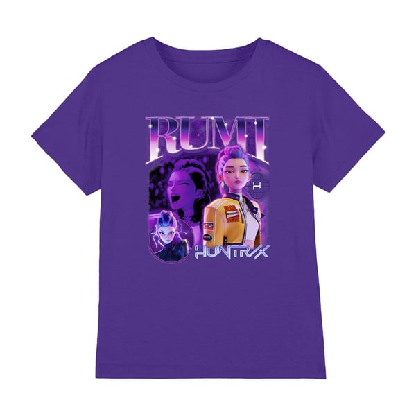 K-Pop Demon Hunters Barn/Kids Huntr/X Rumi T-shirt