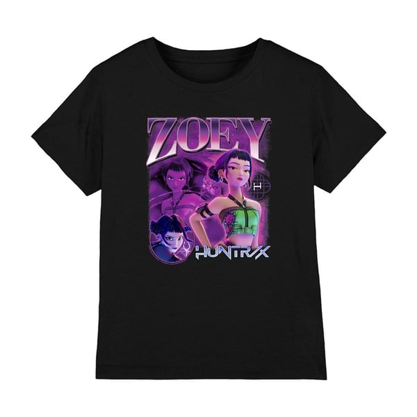 K-Pop Demon Hunters Childrens/Kids Huntr/X Zoey T-Shirt