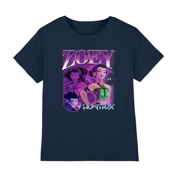 K-Pop Demon Hunters Childrens/Kids Huntr/X Zoey T-Shirt