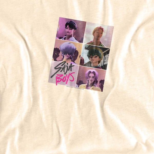 K-Pop Demon Hunters Barn/Kids Saja Boys Rutig T-shirt