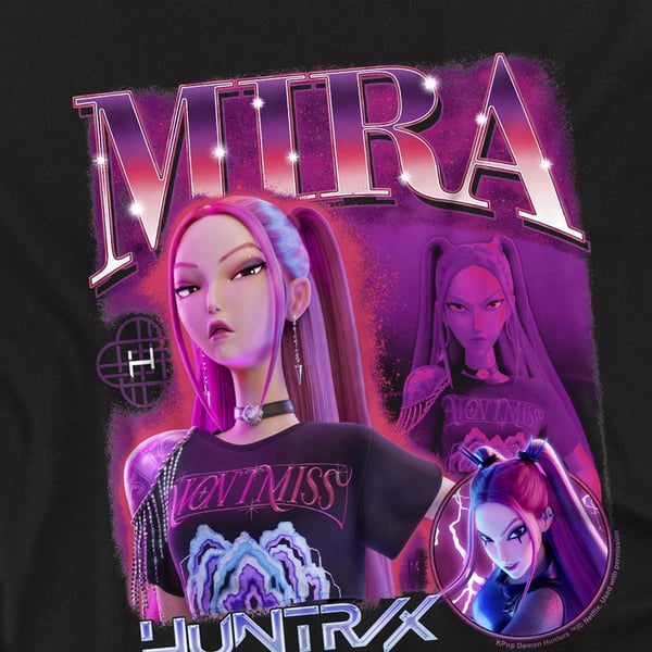 K-Pop Demon Hunters Barn/Kids Huntr/X Mira T-shirt