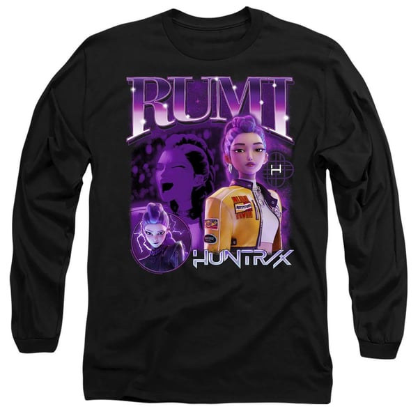 K-Pop Demon Hunters Unisex Vuxen Huntr/X Rumi Långärmad T-shirt
