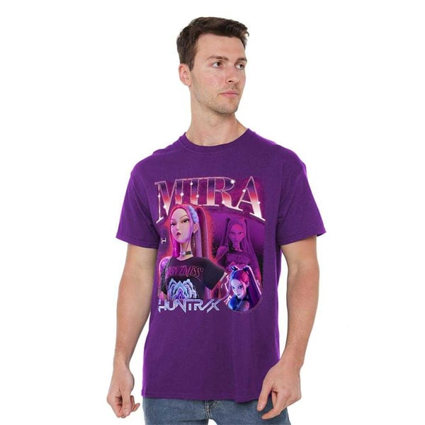K-Pop Demon Hunters Unisex Vuxen Mira Huntr/X T-shirt