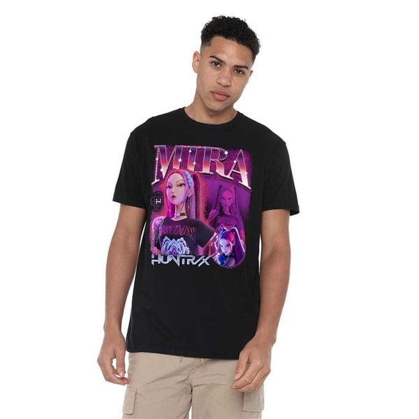 K-Pop Demon Hunters Unisex Vuxen Mira Huntr/X T-shirt