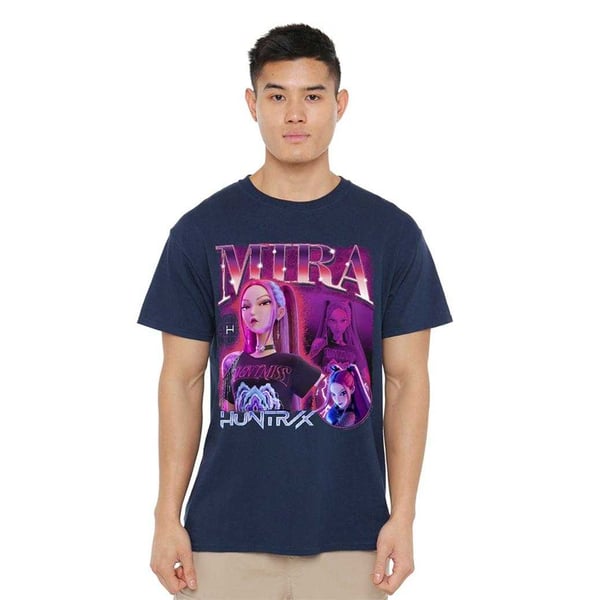 K-Pop Demon Hunters Unisex Vuxen Mira Huntr/X T-shirt