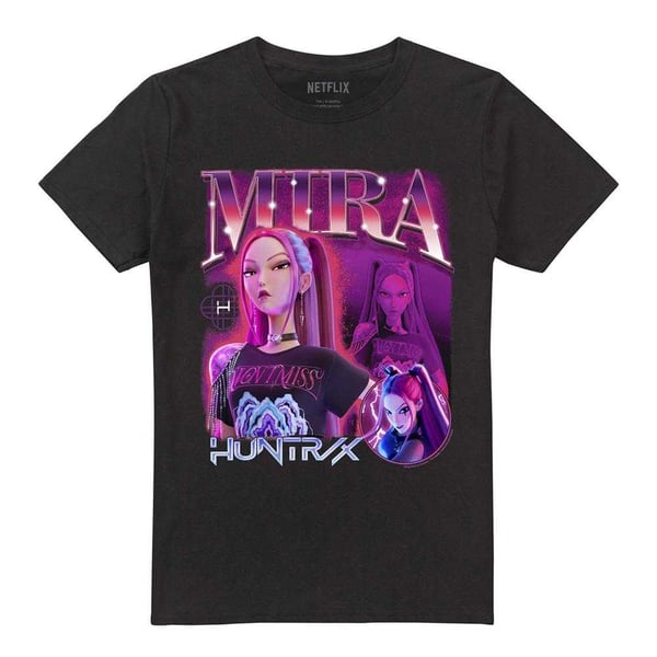 K-Pop Demon Hunters Unisex Vuxen Mira Huntr/X T-shirt