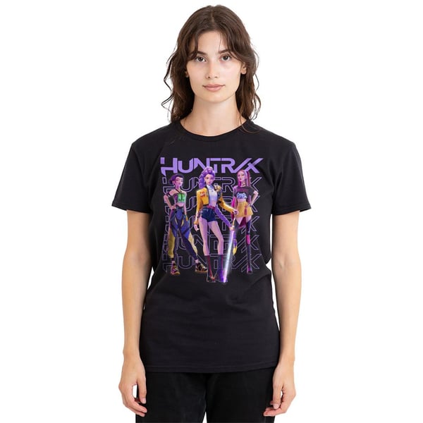 K-Pop Demon Hunters Womens/Ladies Huntr/X Group Pose T-Shirt
