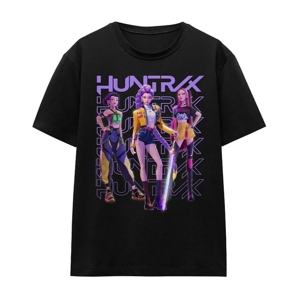 K-Pop Demon Hunters Womens/Ladies Huntr/X Group Pose T-Shirt
