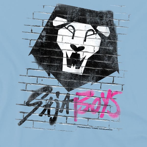 K-Pop Demon Hunters Barn/Kids Saja Pojkar Graffiti T-shirt
