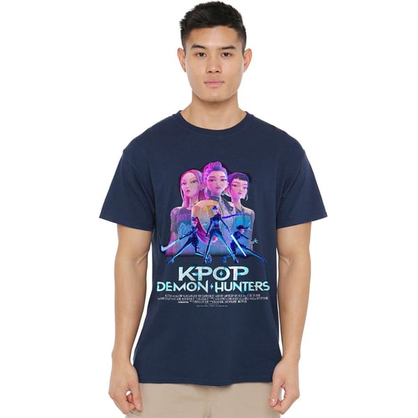 K-Pop Demon Hunters Unisex Vuxen Huntr/X Affisch T-Shirt