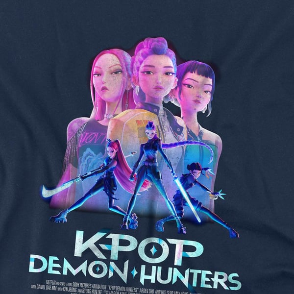 K-Pop Demon Hunters Barn/Kids Huntr/X Affisch T-Shirt