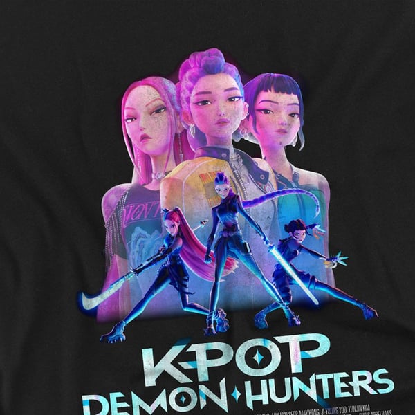 K-Pop Demon Hunters Barn/Kids Huntr/X Affisch T-Shirt