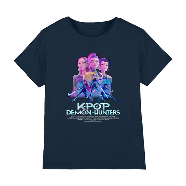 K-Pop Demon Hunters Barn/Kids Huntr/X Affisch T-Shirt