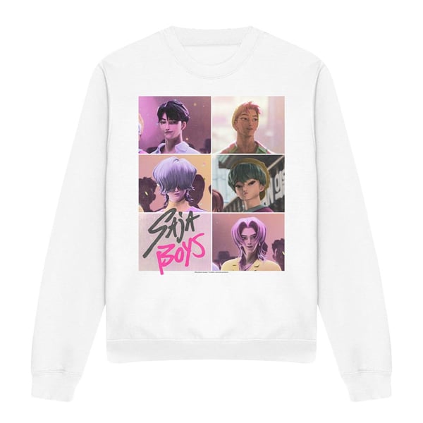 K-Pop Demon Hunters Unisex Vuxen Saja Boys Grid Tröja