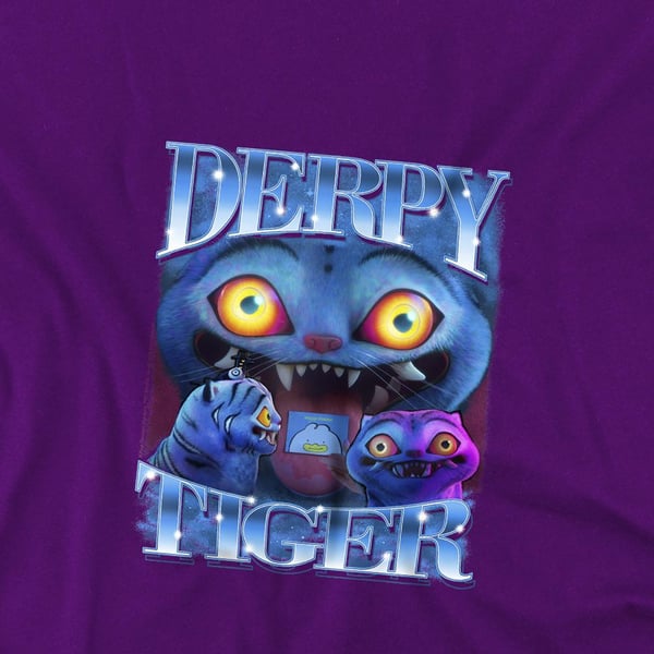K-Pop Demon Hunters Barn/Kids Derpy Tiger T-shirt