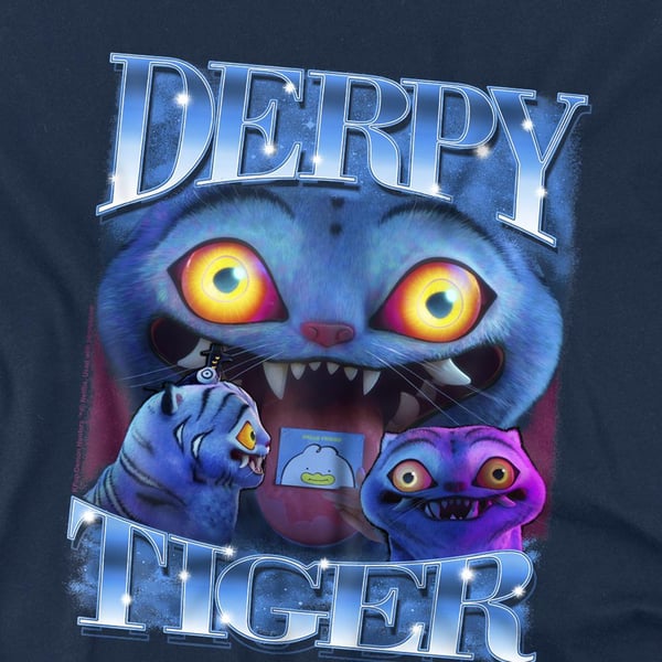 K-Pop Demon Hunters Barn/Kids Derpy Tiger T-shirt
