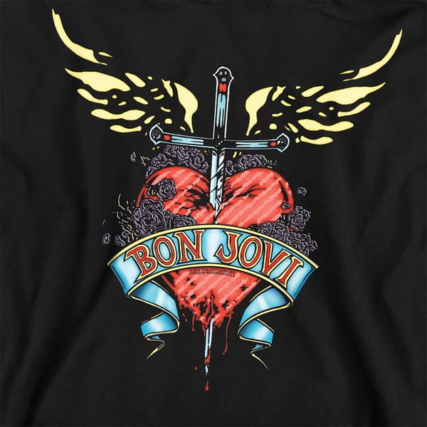 Bon Jovi Unisex Adult Daggered Sweatshirt