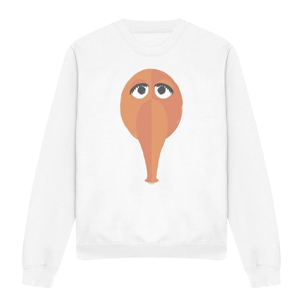 Sesame Street Unisex Adult The Smirk Snuffy Sweatshirt