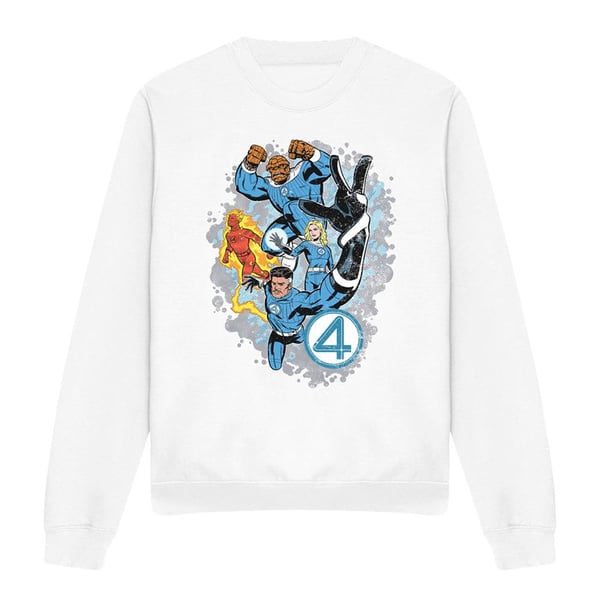 Fantastic Four Unisex Adult The First Family Together Sweatshirt
