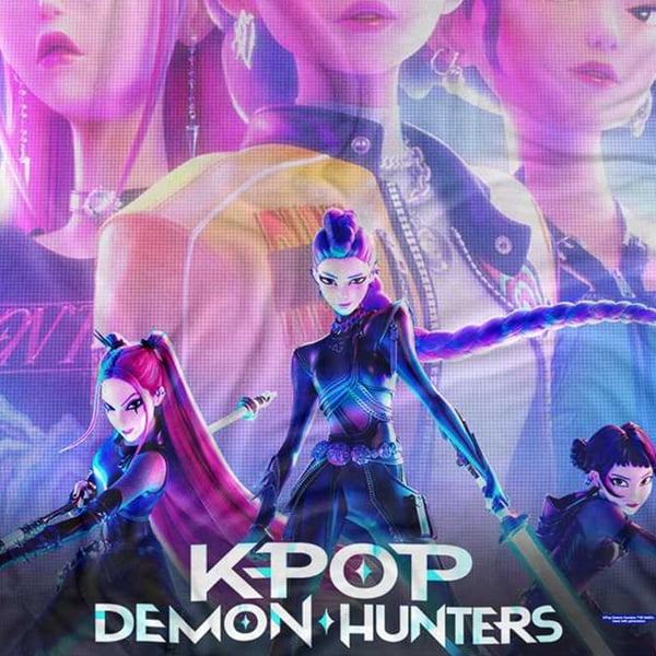 K-Pop Demon Hunters Redo Att Kämpa Fleece Huntr/X Supersoft Pläd
