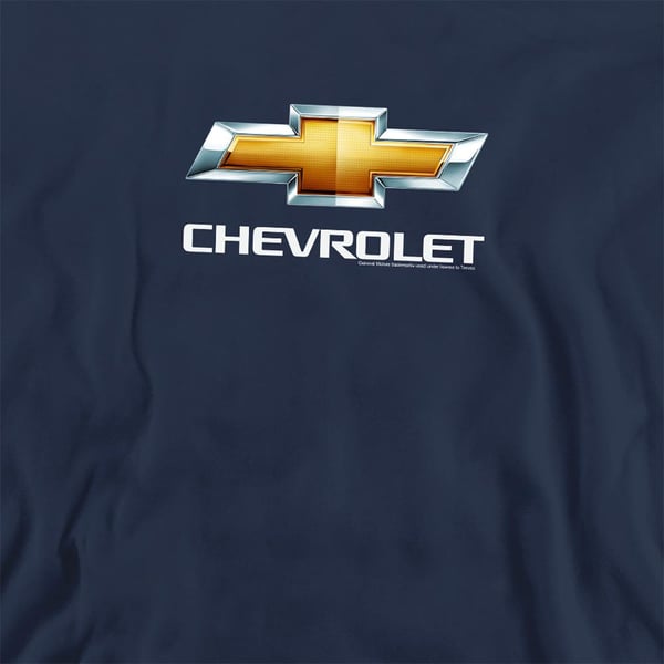 Chevrolet Unisex Adult Bowtie Stacked Sweatshirt