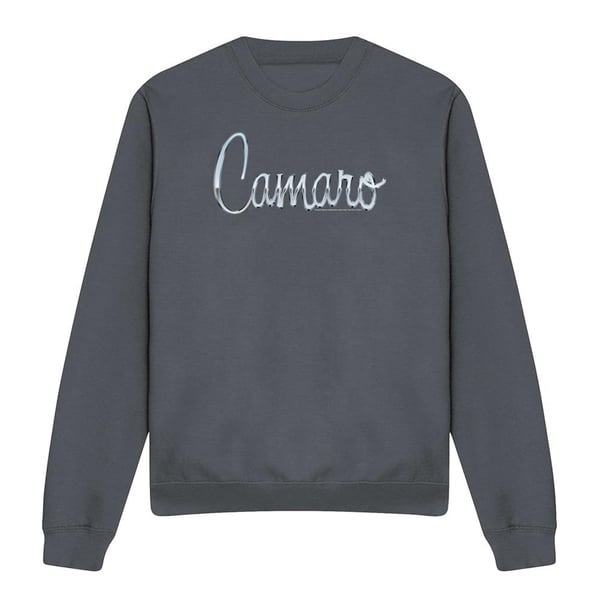 Chevrolet Unisex Adult Classic Camaro Metal Sweatshirt