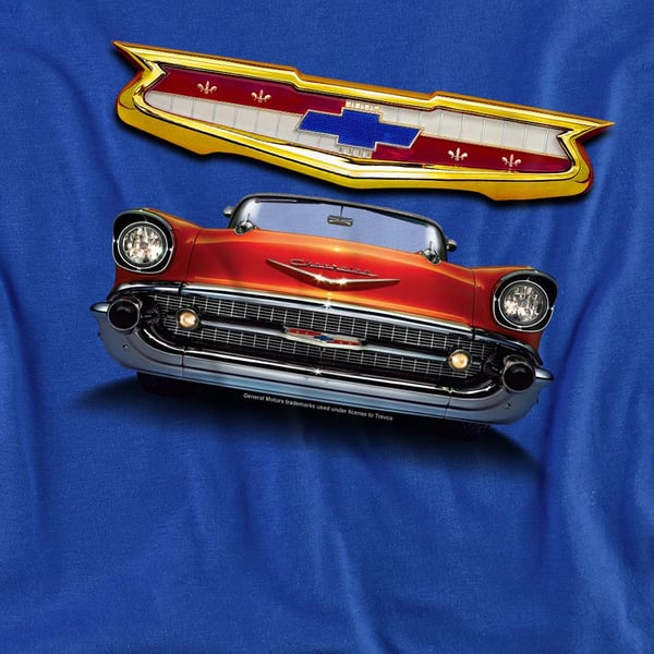 Chevrolet Unisex Adult 1957 Bel Air Grille Sweatshirt