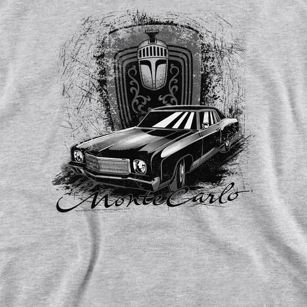 Chevrolet Unisex Adult Monte Carlo Drawing Sweatshirt