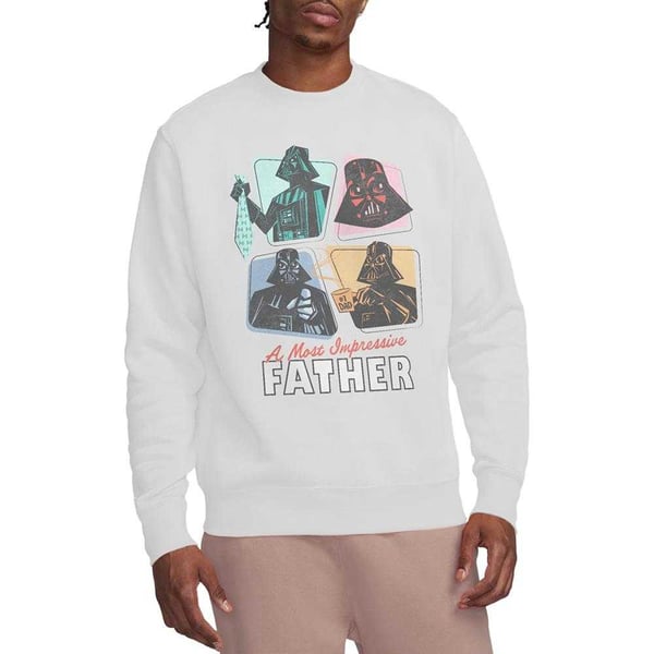 Star Wars Unisex A Most Impressive Father -collegepaita