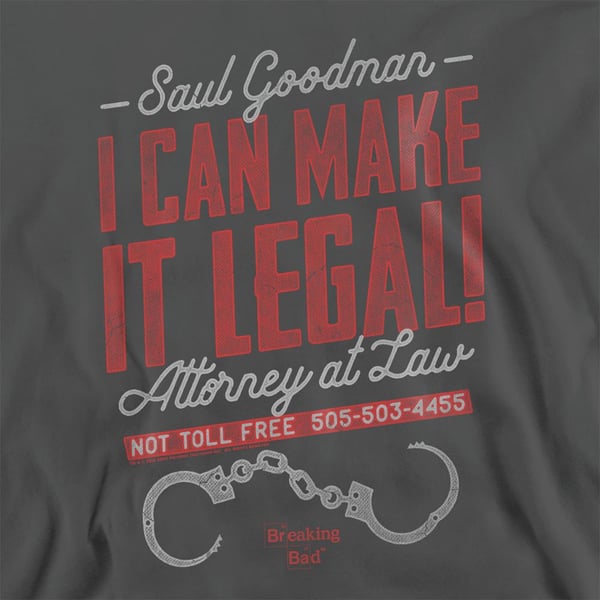 Breaking Bad Unisex Adult Make It Legal Sweatshirt