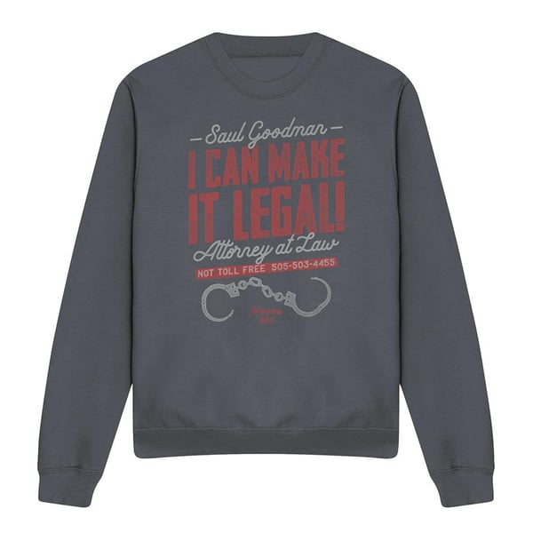 Breaking Bad Unisex Adult Make It Legal Sweatshirt