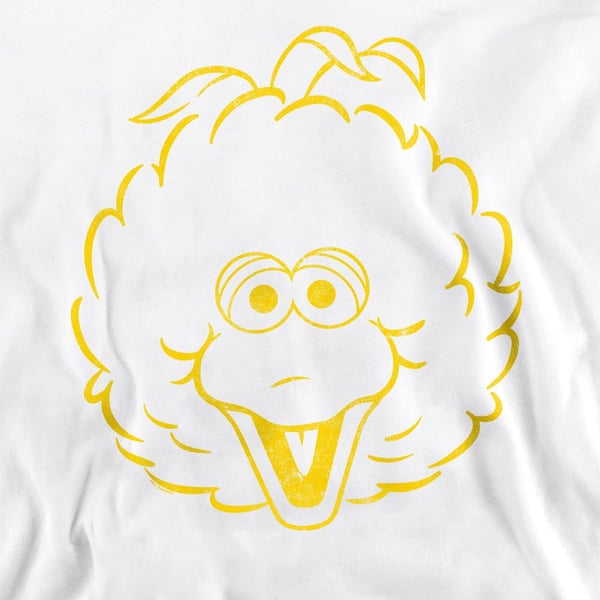 Sesame Street Unisex Adult Big Bird Mono Sweatshirt