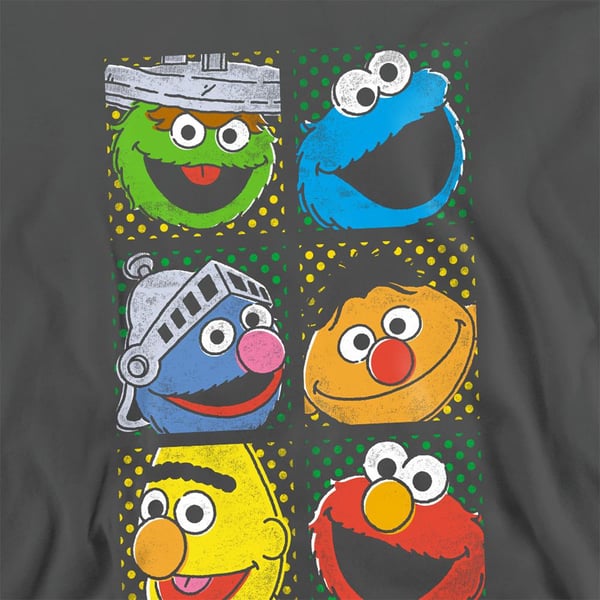Sesame Street Unisex Adult Characters Sweatshirt