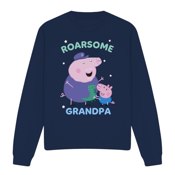 Peppa Pig Unisex Adult Roarsome Grandpa Pig Sweatshirt
