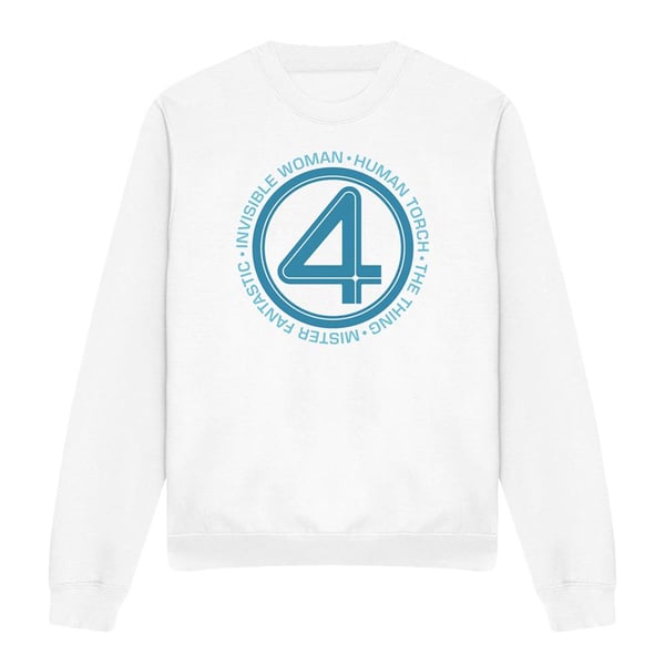 Fantastic Four Unisex Adult Superhero Team Sweatshirt