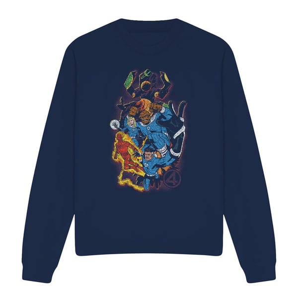 Fantastic Four Unisex Adult Cosmic Heroes & Villains Sweatshirt