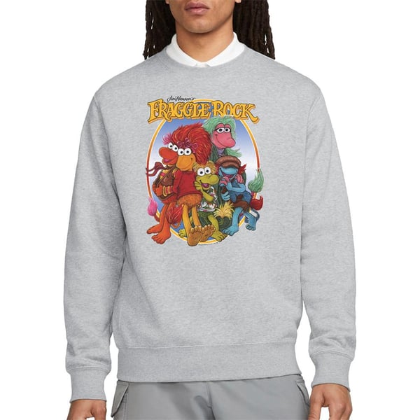 Fraggle Rock Unisex Adult Group Hug Sweatshirt